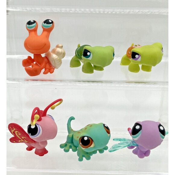 Littlest Pet Shop LPS Hasbro 202 187 188 111 350 202 316 G2 Turtle Butterfly ++ - Picture 1 of 11